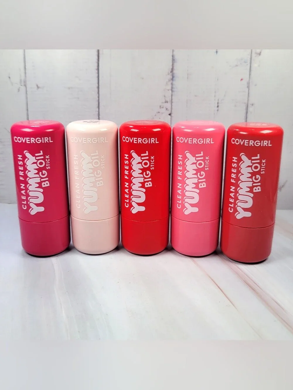 CoverGirl Clean Fresh Yummy Big Oil Stick Bundle NEW!